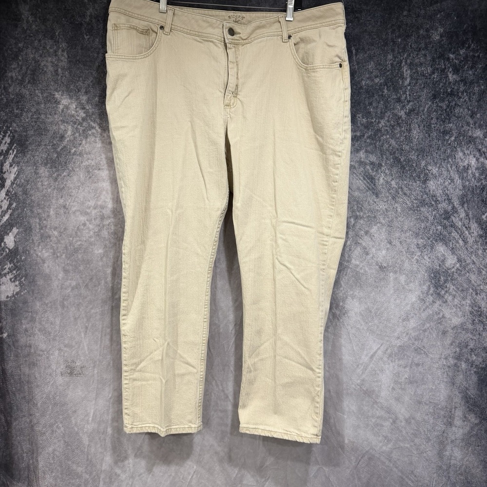 Riders by Lee Women’s 24W Petite Beige Tan Straight Leg Stretch Jeans